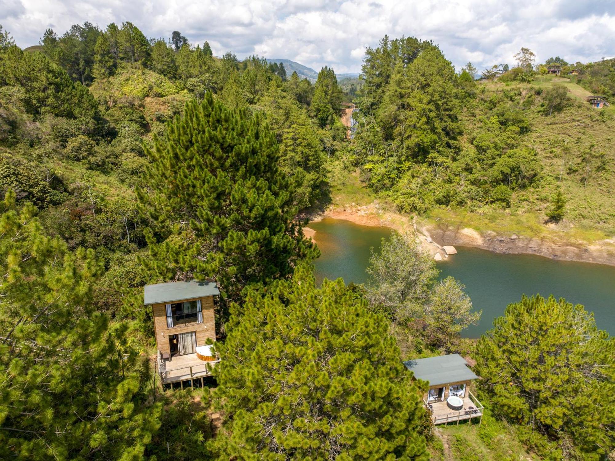 Cabanas Refugio Himalaya Guatapé Kültér fotó