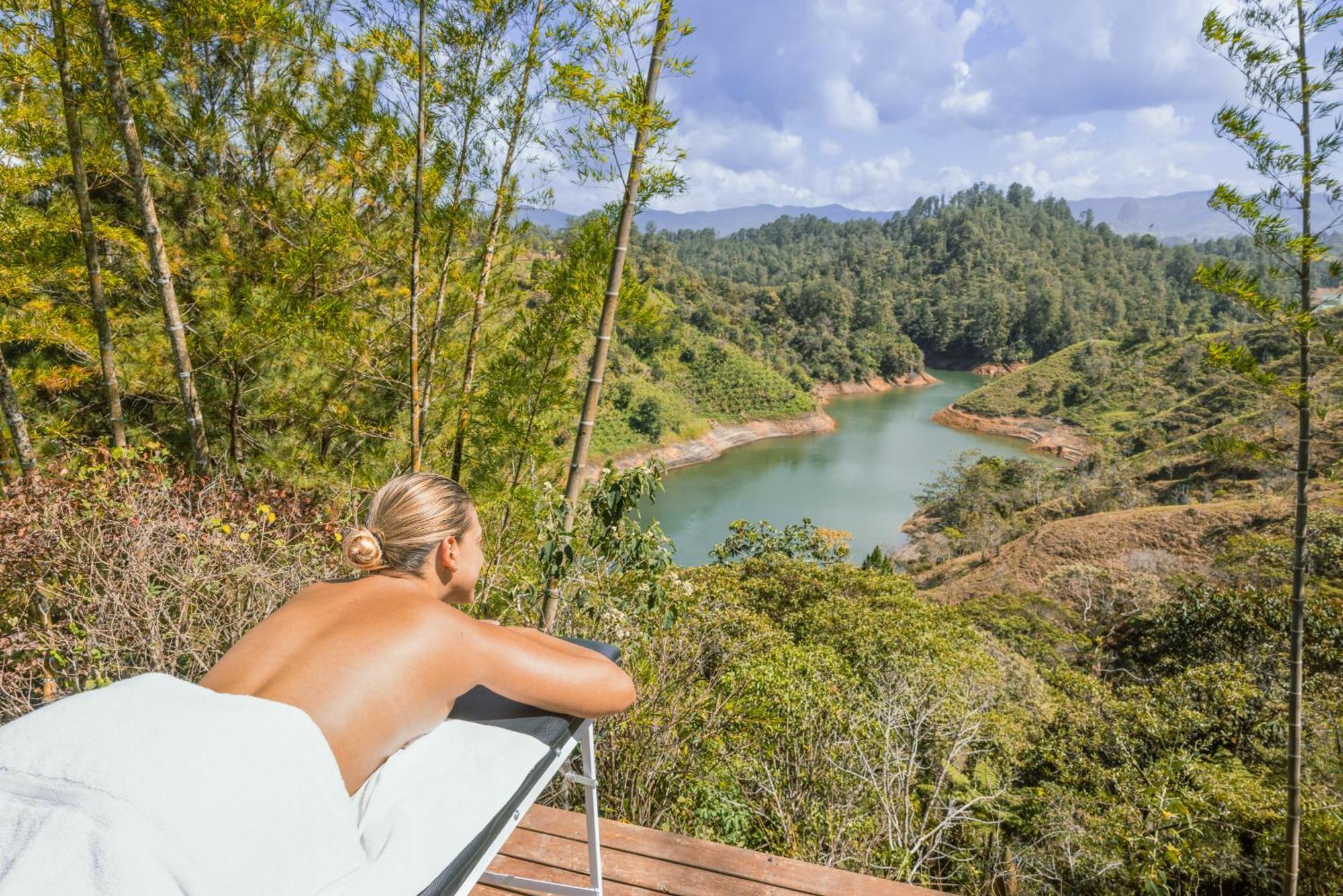 Cabanas Refugio Himalaya Guatapé Kültér fotó