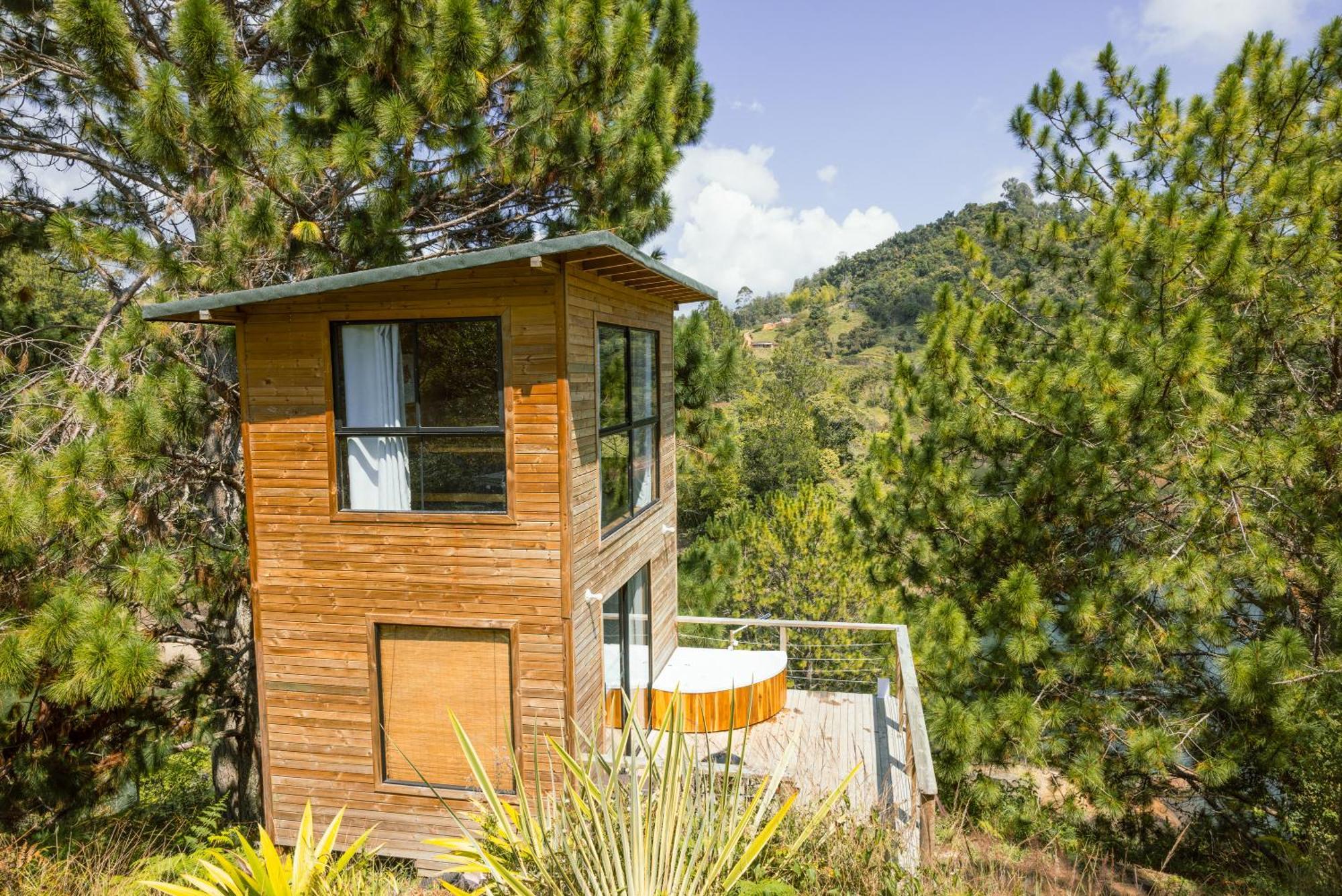Cabanas Refugio Himalaya Guatapé Kültér fotó