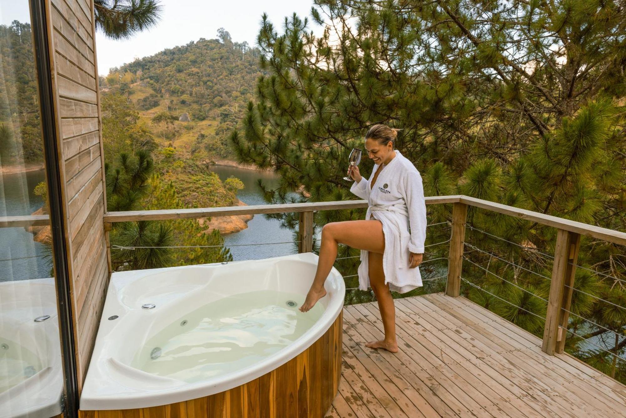 Cabanas Refugio Himalaya Guatapé Kültér fotó
