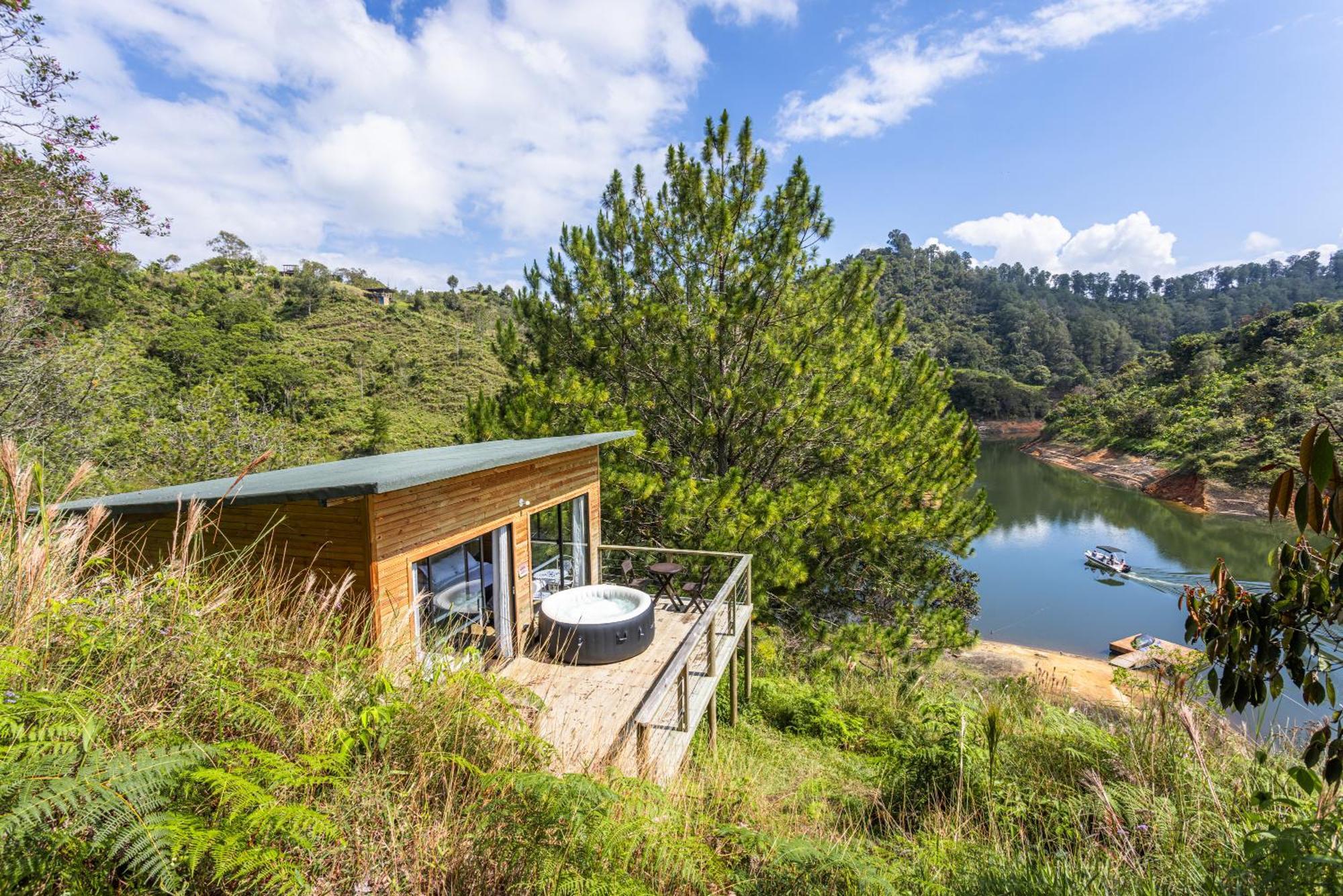 Cabanas Refugio Himalaya Guatapé Kültér fotó